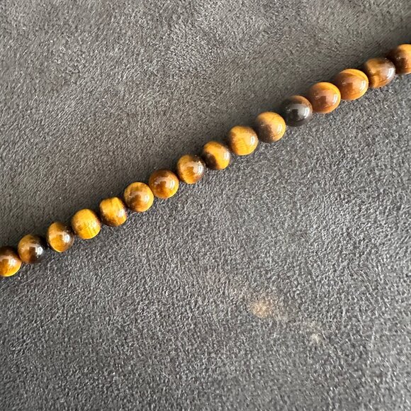 David Yurman Spiritual Beads Bracelet in Tiger's Eye - 6mm - 9.25" - Picture 5 of 9